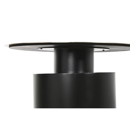 Mesa auxiliar DKD Home Decor 76 x 76 x 46 cm Negro Dorado Hierro 2