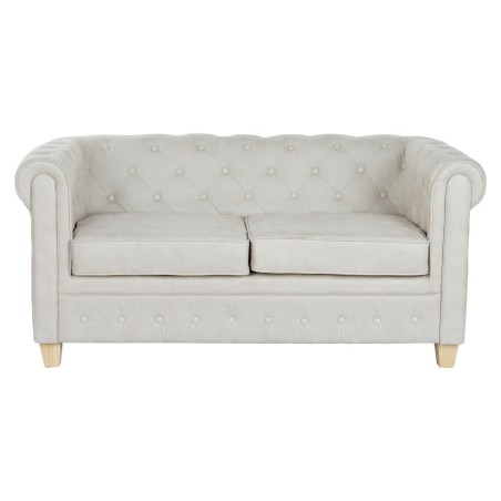 Sofá DKD Home Decor 151 x 82 x 70 cm Natural Madera Marrón Crema Vin
