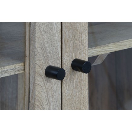 Stand Espositore DKD Home Decor Cristallo Legno di mango 90 x 40 x 190 2