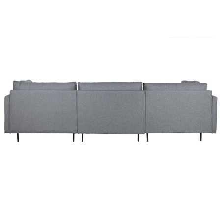 Sofá Chaise Longue DKD Home Decor Gris Metal Moderno 276 x 152,5 x 84
