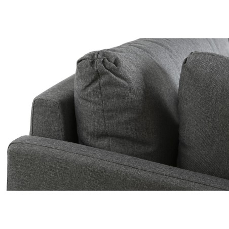 Divano Chaise Longue DKD Home Decor Grigio Metallo Moderno 276 x 152,5
