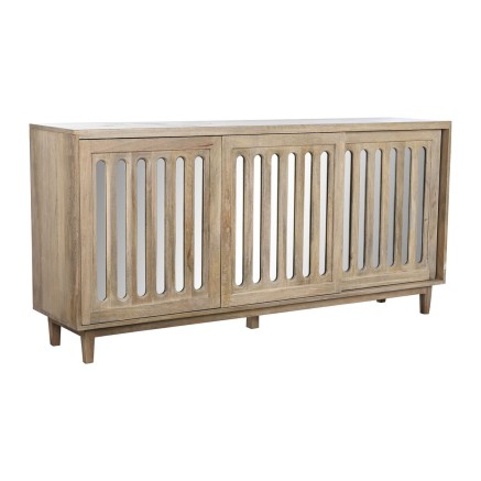 Credenza DKD Home Decor Marrone Legno di mango Specchio 175 x 40,5 x 8