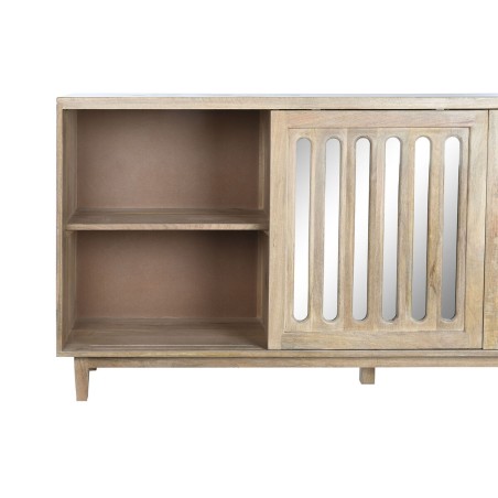 Credenza DKD Home Decor Marrone Legno di mango Specchio 175 x 40,5 x 8