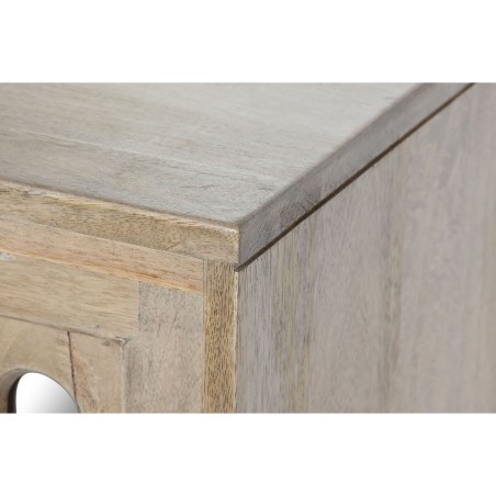 Credenza DKD Home Decor Marrone Legno di mango Specchio 175 x 40,5 x 8