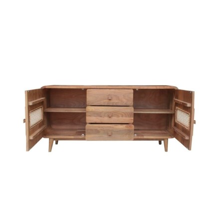 Dressoir DKD Home Decor Natuurlijk Hout 160 x 38 x 75 cm 2