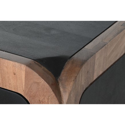 Dressoir DKD Home Decor Zwart Natuurlijk Hout 177 x 38 x 75 cm 2
