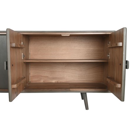 Dressoir DKD Home Decor Donker grijs Hout 177 x 38 x 75 cm