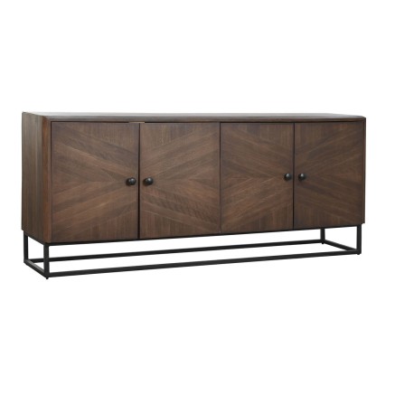 Credenza DKD Home Decor Marrone scuro Legno 177 x 38 x 75 cm