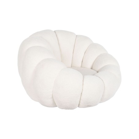 Leunstoel DKD Home Decor Wit 98 x 97 x 62 cm