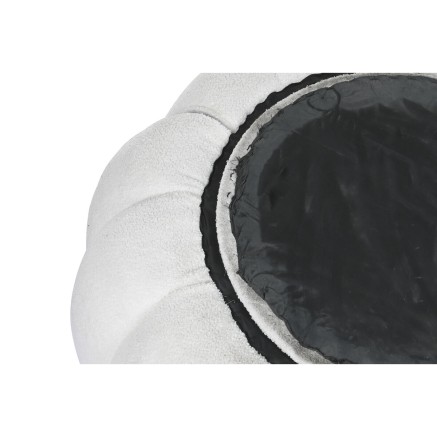 Leunstoel DKD Home Decor Wit 98 x 97 x 62 cm 2