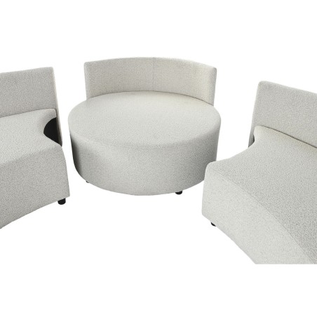 Sofa DKD Home Decor Wit Hout Modern 250 x 241 x 66 cm