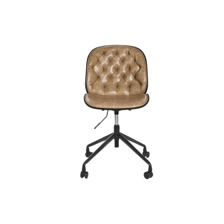 Sedia da Ufficio DKD Home Decor Marrone Chiaro polipropilene 47,5 x 57