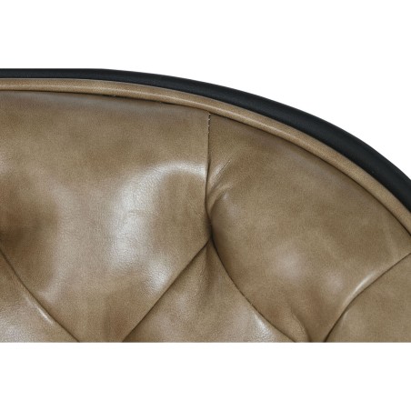 Sedia da Ufficio DKD Home Decor Marrone Chiaro polipropilene 47,5 x 57