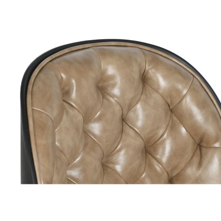 Sedia da Ufficio DKD Home Decor Marrone Chiaro polipropilene 47,5 x 57