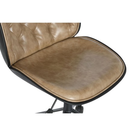 Silla de Oficina DKD Home Decor Marrón claro Polipropileno 47,5 x 57,