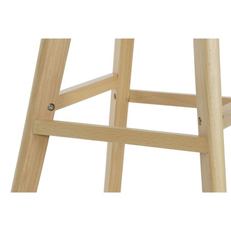 Kruk DKD Home Decor 48,5 x 55 x 109 cm Grijs Beukenhout