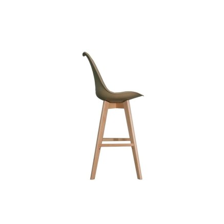 Taburete DKD Home Decor Beige Haya 48,5 x 55 x 109 cm 2