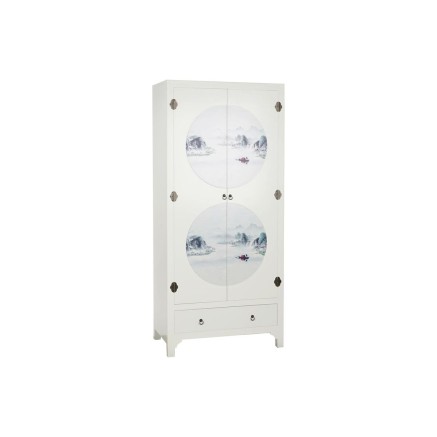Aparador DKD Home Decor Blanco Abeto Madera MDF 85,5 x 50,5 x 186,2 cm