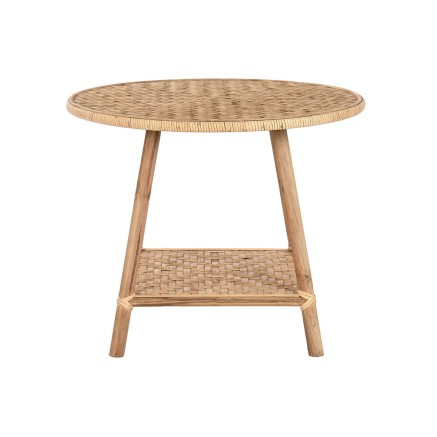 Beistelltisch DKD Home Decor 61 x 61 x 46 cm 61 x 61 x 49 cm Braun Rat 2
