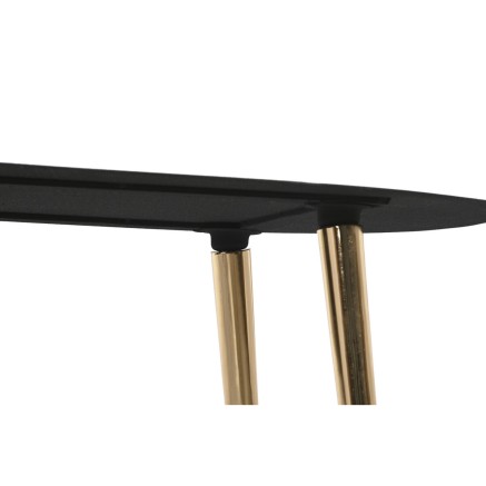 Mesa de Centro DKD Home Decor 122 x 60 x 30 cm Aluminio Hierro 2