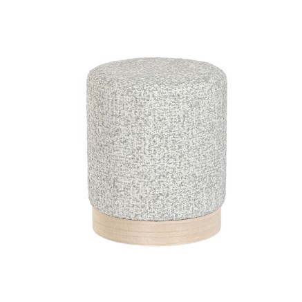 Poggiapiedi DKD Home Decor 32 x 32 x 38 cm Scandi Grigio chiaro