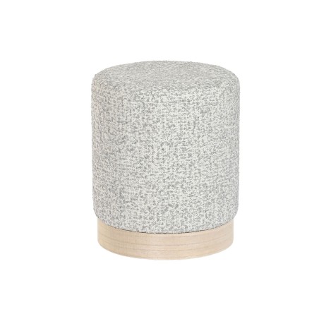 Voetensteun DKD Home Decor 32 x 32 x 38 cm Scandi Lichtgrijs