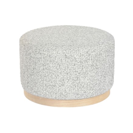 Kruk DKD Home Decor 48 x 48 x 31 cm Lichtgrijs