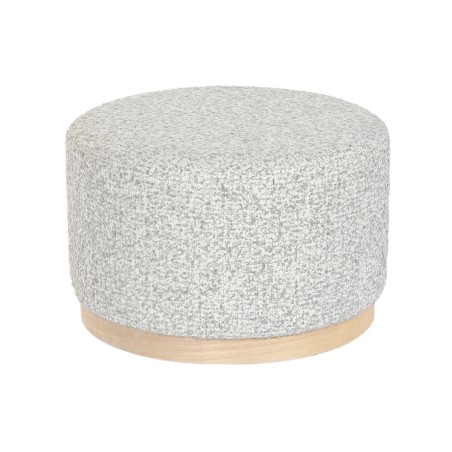 Banqueta DKD Home Decor 48 x 48 x 31 cm Gris claro