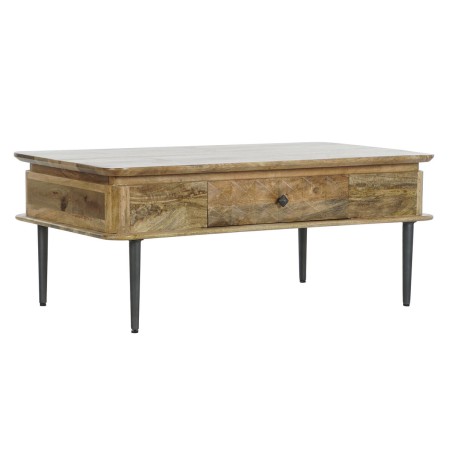 Mesa de Centro DKD Home Decor 116 x 60 x 46 cm Metal Aluminio Madera d