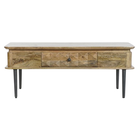 Mesa de Centro DKD Home Decor 116 x 60 x 46 cm Metal Aluminio Madera d