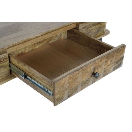Mesa de Centro DKD Home Decor 116 x 60 x 46 cm Metal Aluminio Madera d