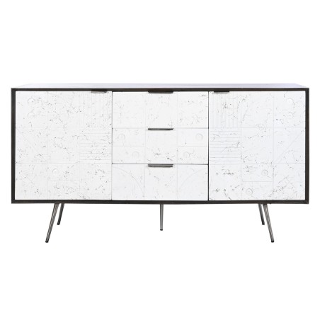 Aparador DKD Home Decor Blanco Marrón oscuro Madera de mango 150 x 43
