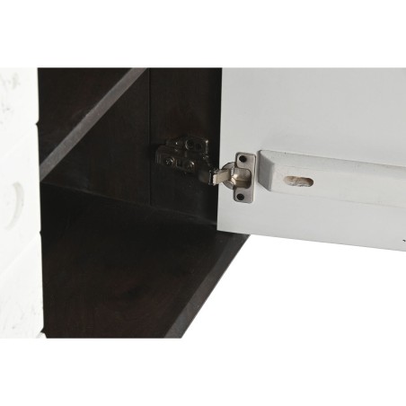 Aparador DKD Home Decor Blanco Marrón oscuro Madera de mango 150 x 43