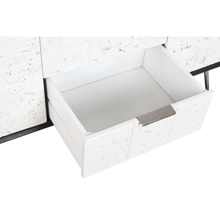 Dressoir DKD Home Decor Wit Donkerbruin Mangohout 150 x 43 x 80 cm