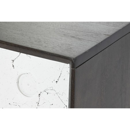 Dressoir DKD Home Decor Wit Donkerbruin Mangohout 150 x 43 x 80 cm