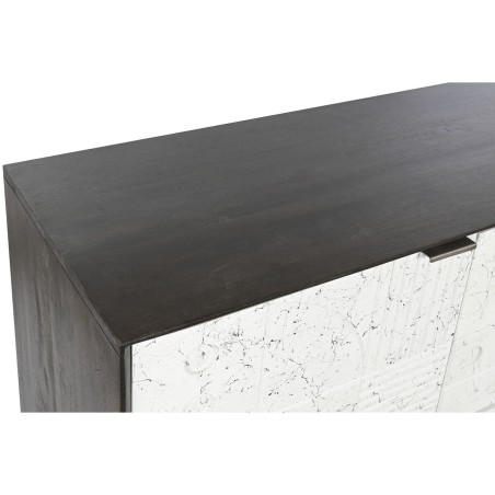 Sideboard DKD Home Decor White Dark brown Mango wood 150 x 43 x 80 cm