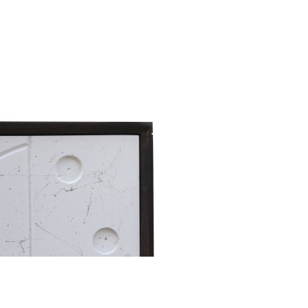 Aparador DKD Home Decor Blanco Marrón Metal Madera de mango 90 x 43 x 2