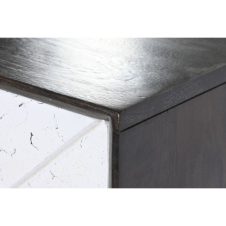 Caisson à Tiroirs DKD Home Decor 70 x 40 x 105 cm Blanc Brun foncé B