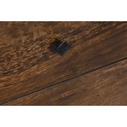 Dressoir DKD Home Decor Wit Donkerbruin Mangohout 150 x 40 x 80 cm 2