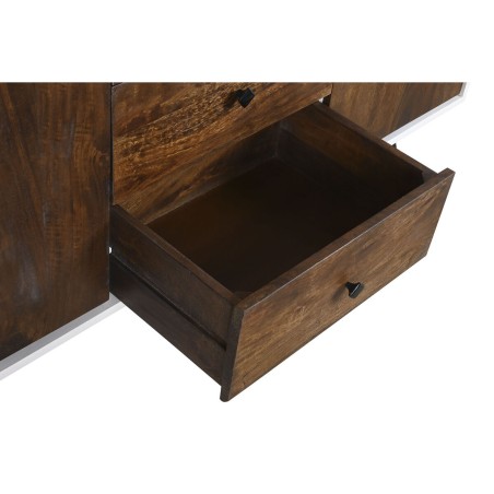 Buffet DKD Home Decor Blanc Brun foncé Bois de manguier 150 x 40 x 80