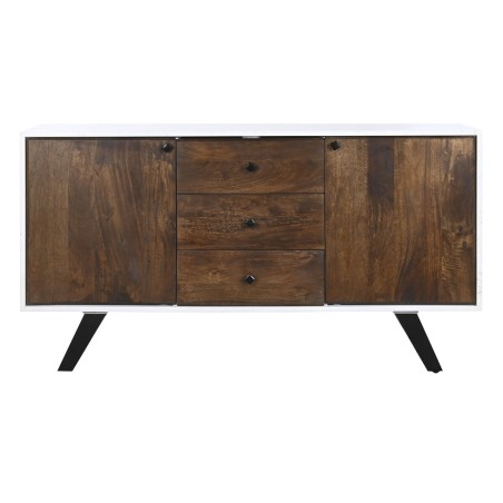 Aparador DKD Home Decor Blanco Marrón oscuro Madera de mango 150 x 40