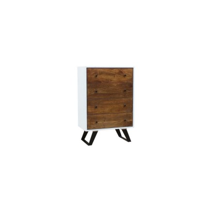 Schubladenschrank DKD Home Decor Weiß 70 x 40 x 105 cm Metall Mango-H