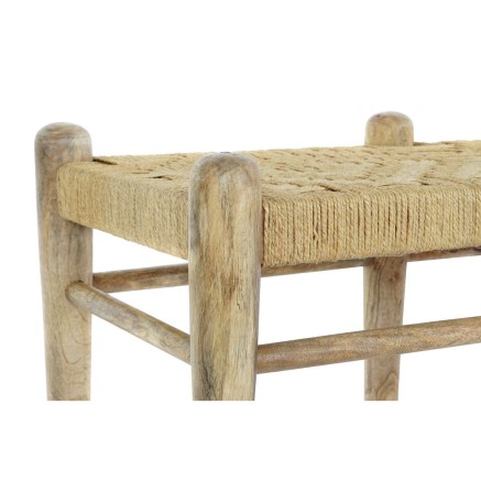 Kruk DKD Home Decor 102 x 47 x 41 cm Rotan Mangohout 2