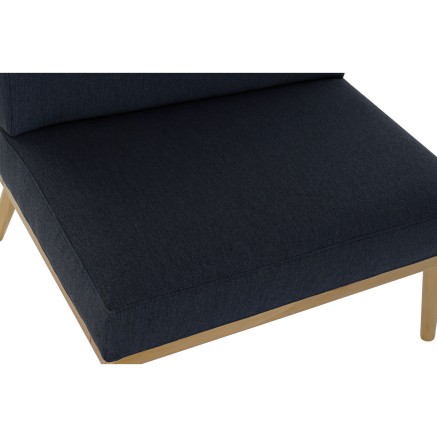 Poltrona DKD Home Decor Azzurro Blu Marino Pino 80 x 66 x 72 cm 2
