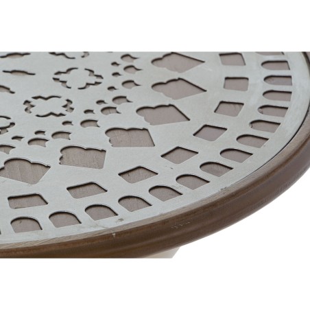 Bijzettafel DKD Home Decor 55,5 x 55,5 x 53 cm Spar Metaal