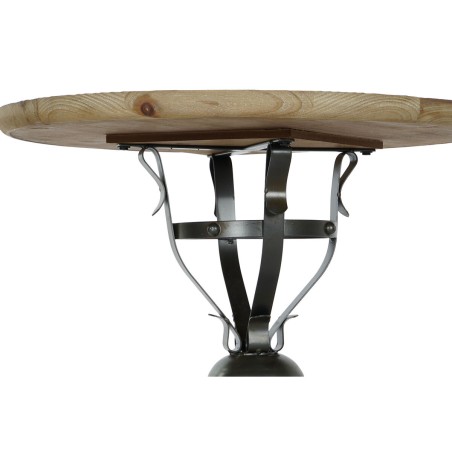 Bijzettafel DKD Home Decor Spar Zwart Metaal 60 x 60 x 63,5 cm