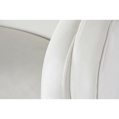 Butaca DKD Home Decor Blanco Natural Madera 91 x 80 x 78 cm