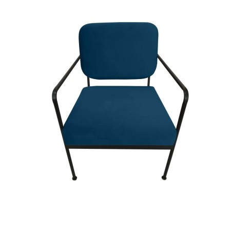 Poltrona DKD Home Decor Azzurro Metallo 62 x 76 x 76 cm 55,5 x 72 x 71