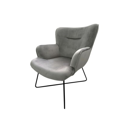 Siège DKD Home Decor Gris Métal 67 x 81 x 87 cm 2