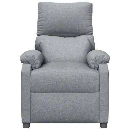 Fauteuil de massage Gris clair Tissu